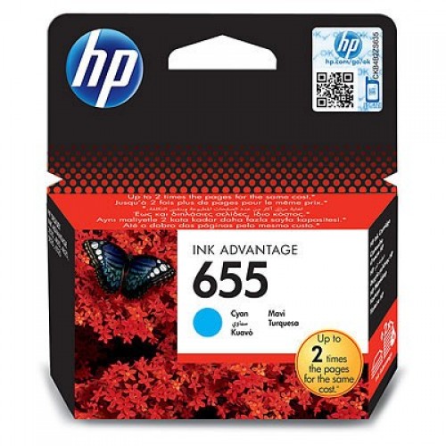 Картридж HP CZ110AE №655 Cyan Ink Cartridge для HP DJ 3525, 4615, 4625, 5525, 6525 e-All-in-One