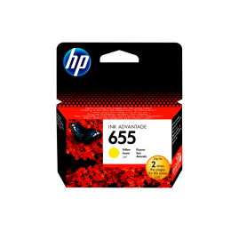 Картридж HP CZ112AE №655 Yellow Ink Cartridge для HP DJ 3525, 4615, 4625, 5525, 6525 e-All-in-One