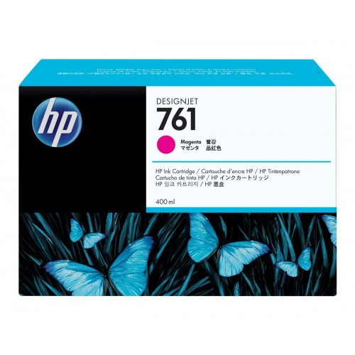 Картридж HP CM993A, №761, 400 мл, для HP Designjet T7100(CQ105A), пурпурный