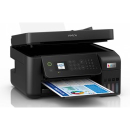 МФУ струйное цветное Epson L5290 C11CJ65407, до 33 стр/мин, А4, печать фотографий, WIFI, Ethernet, ADF, Fax, СНПЧ