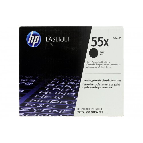 Картридж HP CE255X черный