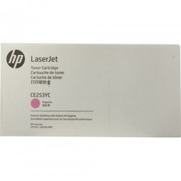 Картридж HP CE253YC, пурпурный