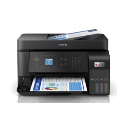 МФУ струйное цветное Epson L5590  C11CK57404, А4, до 33 стр/мин, LAN, WiFi, ADF, duplex, fax, черн.чернила в компл. 2 шт