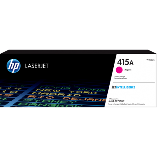 Оригинальный лазерный картридж HP W2033A LaserJet 415A, пурпурный, 2100 стр.