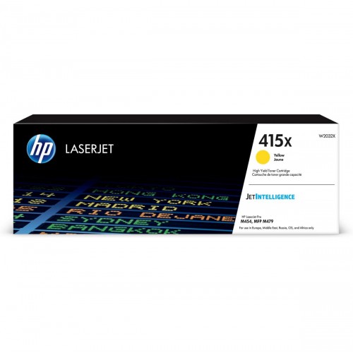 Картридж лазерный HP 415X LaserJet Yellow, W2032X