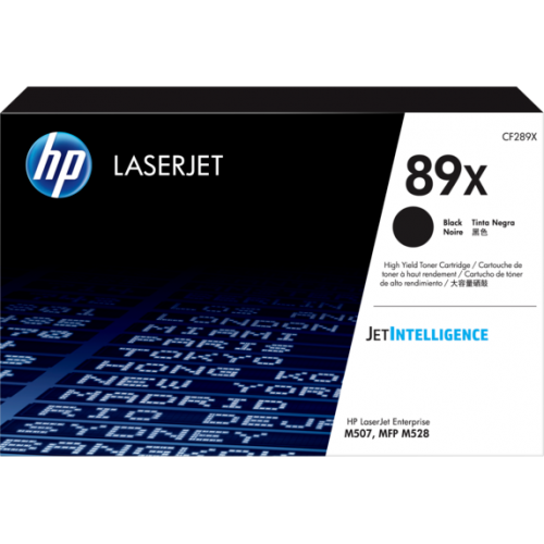 Картридж лазерный HP CF289X LaserJet 89X, черный