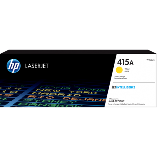 Оригинальный лазерный картридж HP W2032A LaserJet 415A, желтый, 2100 стр.