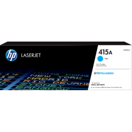 Оригинальный лазерный картридж HP W2031A LaserJet 415A, голубой, 2100 стр.