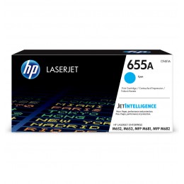 Картридж лазерный HP CF451A LaserJet 655A, оригинальный, голубой