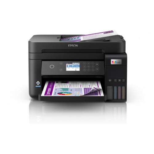 МФУ струйное цветное Epson L6270 C11CJ61405, А4, до 33 стр/мин, Ethernet, Wi-Fi, ADF, duplex