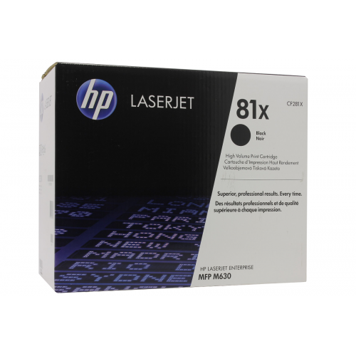 Оригинальный лазерный картридж HP 81X CF281X черный