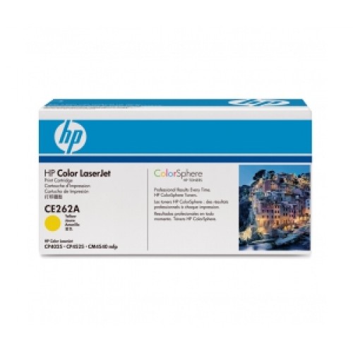 Картридж HP CE262A (648A) желтый